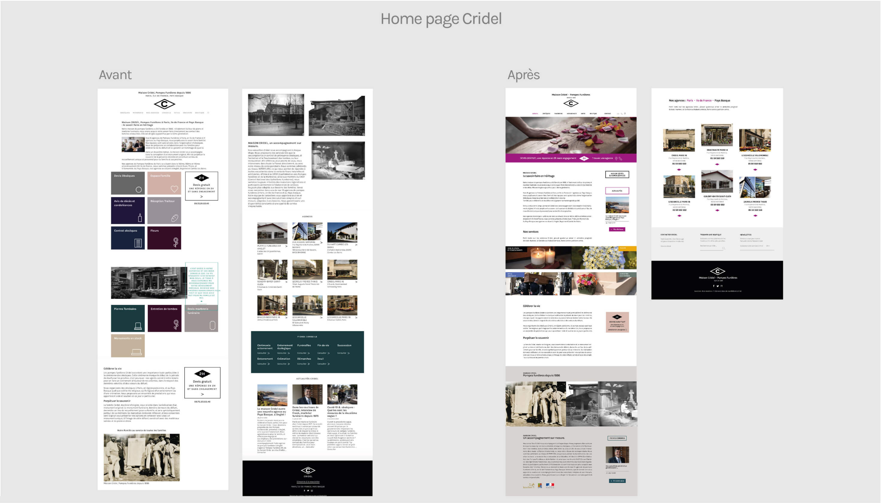 Image branding et digital Maison Cridel